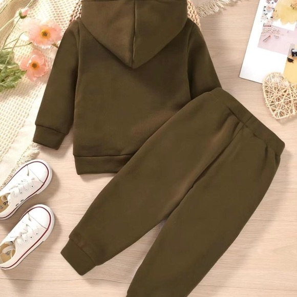 Girls "My Daughter Wears Combat Boots" Sweatsuit, Casual Hoodies - Picture 2 of 4